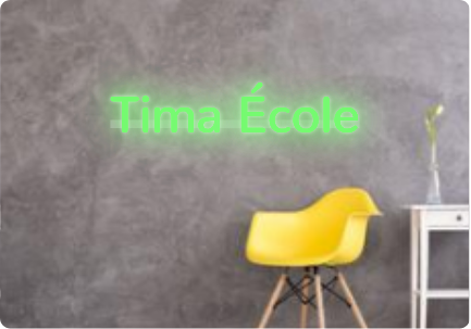 Custom text: Tima  École